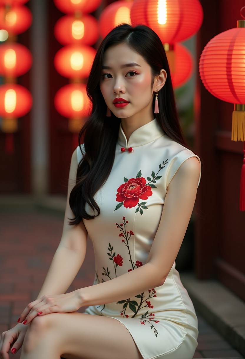 旧相机重拍家乡黄昏
